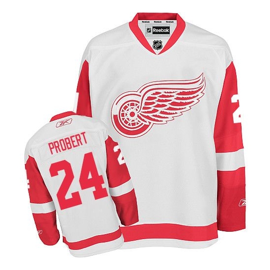 Bob Probert Detroit Red Wings Premier Away Reebok Jersey - White