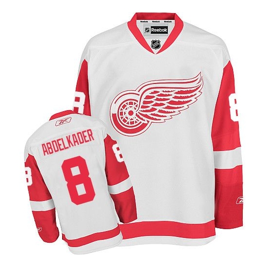 Justin Abdelkader Detroit Red Wings Authentic Away Reebok Jersey - White