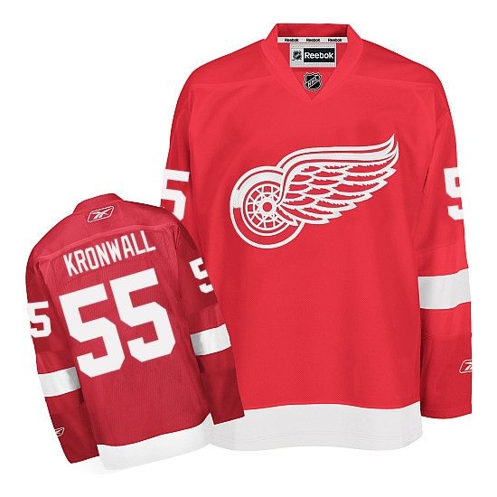 Niklas Kronwall Detroit Red Wings Authentic Home Reebok Jersey - Red