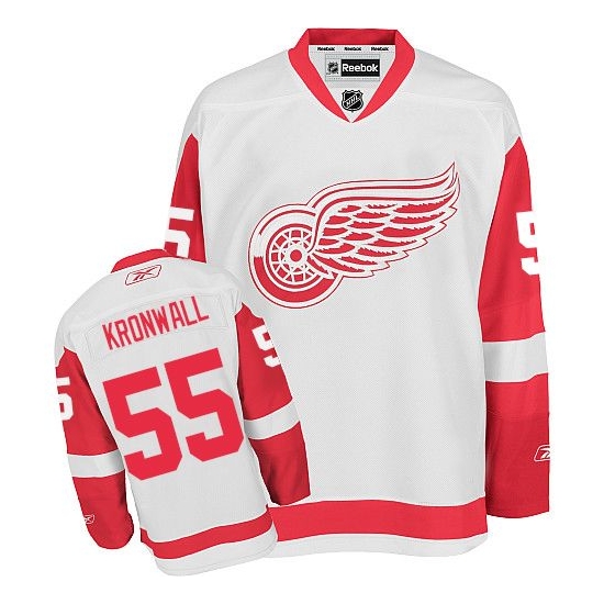 Niklas Kronwall Detroit Red Wings Authentic Away Reebok Jersey - White