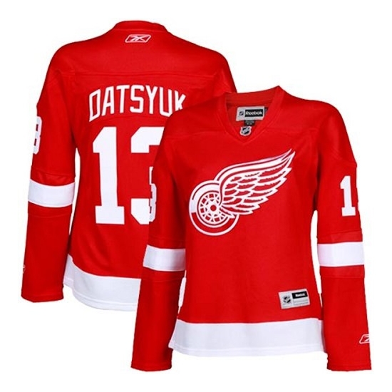 Pavel Datsyuk Detroit Red Wings Women's Authentic Home Reebok Jersey - Red