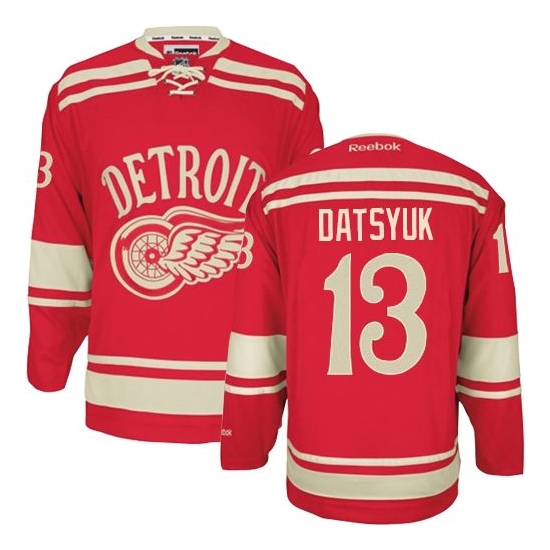 Pavel Datsyuk Detroit Red Wings Youth Premier 2014 Winter Classic Reebok Jersey - Red