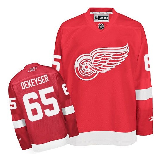 Danny DeKeyser Detroit Red Wings Authentic Home Reebok Jersey - Red