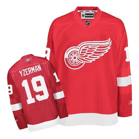 Steve Yzerman Detroit Red Wings Youth Authentic Home Reebok Jersey - Red