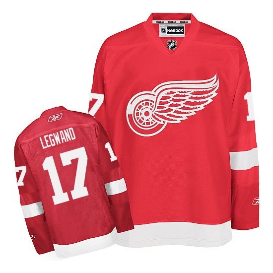 David Legwand Detroit Red Wings Authentic Home Reebok Jersey - Red