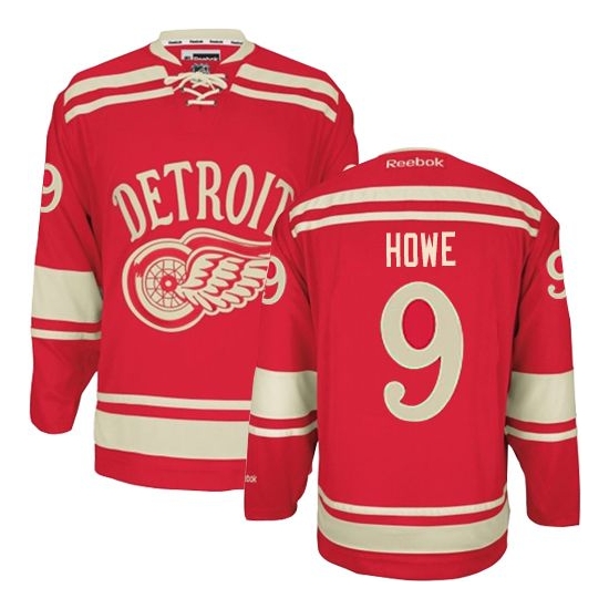 Gordie Howe Detroit Red Wings Authentic 2014 Winter Classic Reebok Jersey - Red