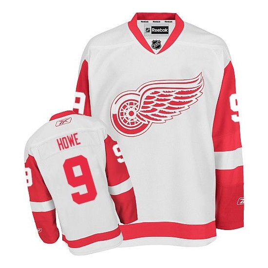 Gordie Howe Detroit Red Wings Authentic Away Reebok Jersey - White