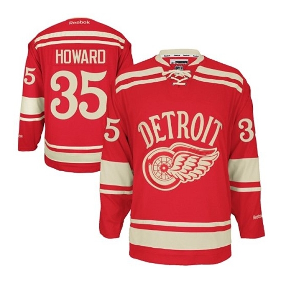 Jimmy Howard Detroit Red Wings Authentic 2014 Winter Classic Reebok Jersey - Red