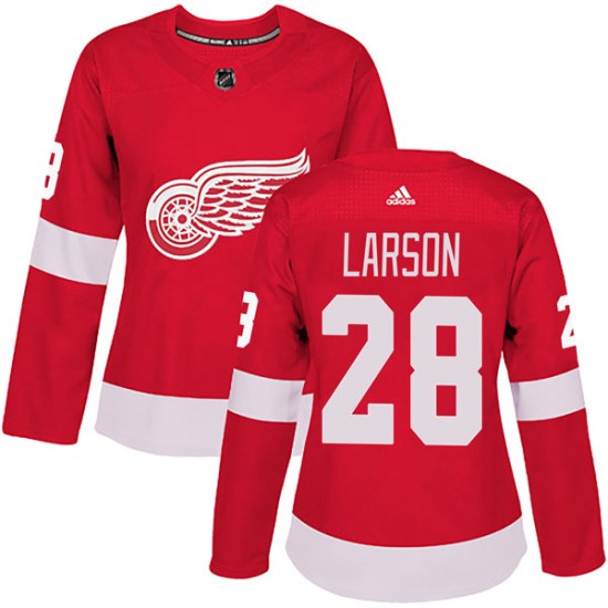 Reed Larson Detroit Red Wings Women's Authentic Home Adidas Jersey - Red
