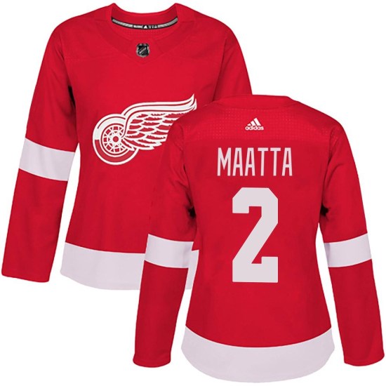 Olli Maatta Detroit Red Wings Women's Authentic Home Adidas Jersey - Red