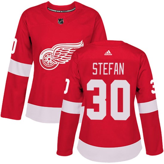 Greg Stefan Detroit Red Wings Women's Authentic Home Adidas Jersey - Red