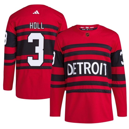 Justin Holl Detroit Red Wings Youth Authentic Reverse Retro 2.0 Adidas Jersey - Red