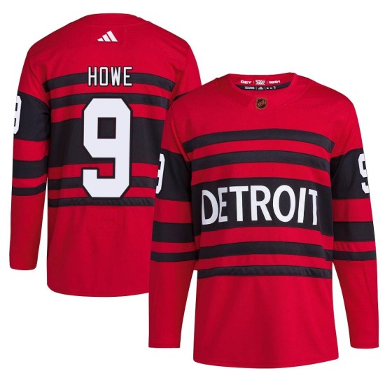 Gordie Howe Detroit Red Wings Youth Authentic Reverse Retro 2.0 Adidas Jersey - Red