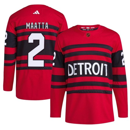 Olli Maatta Detroit Red Wings Youth Authentic Reverse Retro 2.0 Adidas Jersey - Red