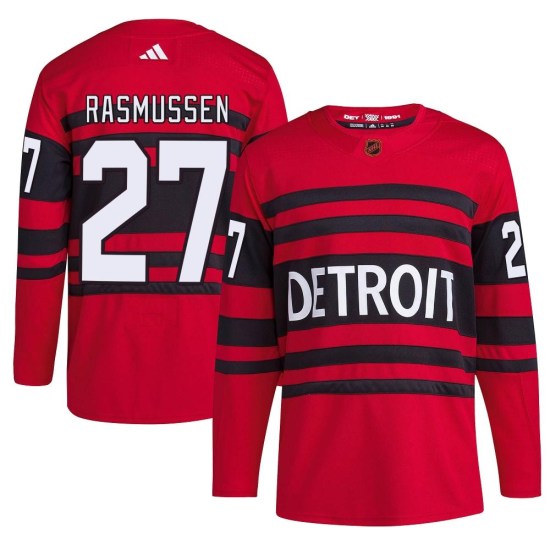 Michael Rasmussen Detroit Red Wings Youth Authentic Reverse Retro 2.0 Adidas Jersey - Red