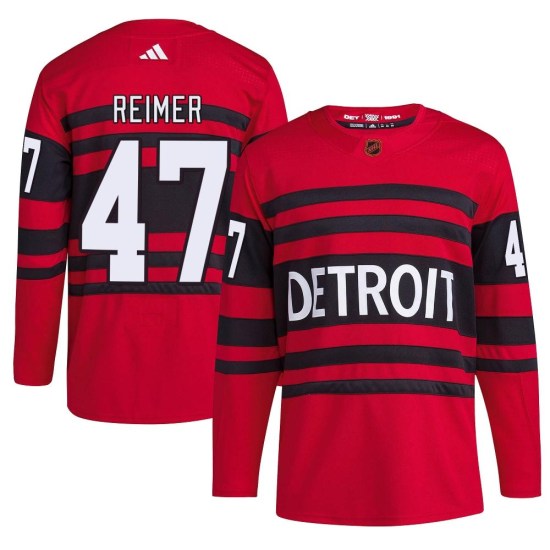 James Reimer Detroit Red Wings Youth Authentic Reverse Retro 2.0 Adidas Jersey - Red