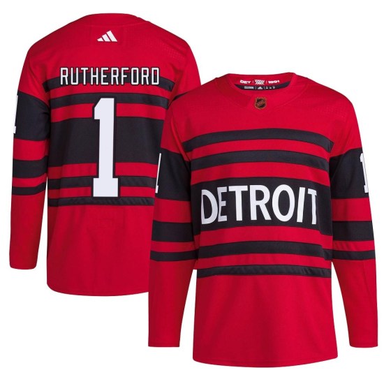 Jim Rutherford Detroit Red Wings Youth Authentic Reverse Retro 2.0 Adidas Jersey - Red