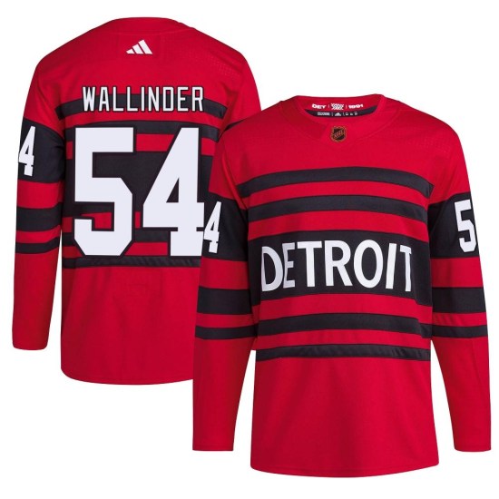 William Wallinder Detroit Red Wings Youth Authentic Reverse Retro 2.0 Adidas Jersey - Red