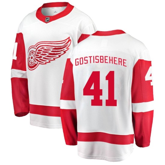 Shayne Gostisbehere Detroit Red Wings Breakaway Away Fanatics Branded Jersey - White