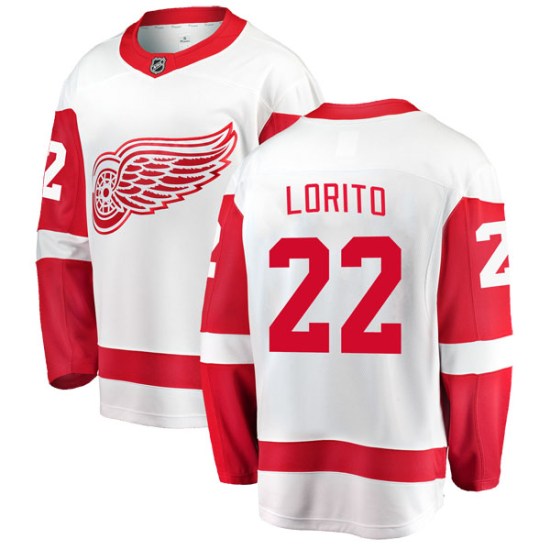 Matthew Lorito Detroit Red Wings Breakaway Away Fanatics Branded Jersey - White