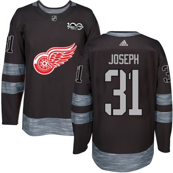 Curtis Joseph Detroit Red Wings Authentic 1917-2017 100th Anniversary Jersey - Black