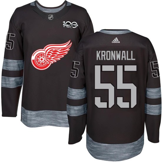 Niklas Kronwall Detroit Red Wings Authentic 1917-2017 100th Anniversary Jersey - Black