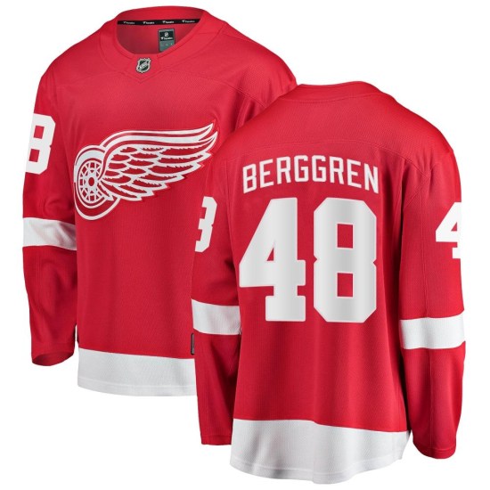 Jonatan Berggren Detroit Red Wings Breakaway Home Fanatics Branded Jersey - Red