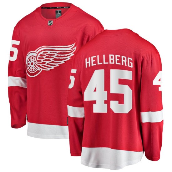Magnus Hellberg Detroit Red Wings Breakaway Home Fanatics Branded Jersey - Red