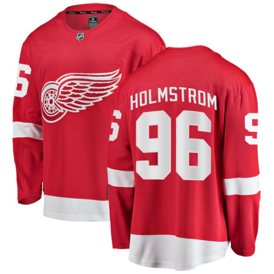 Tomas Holmstrom Detroit Red Wings Breakaway Home Fanatics Branded Jersey - Red