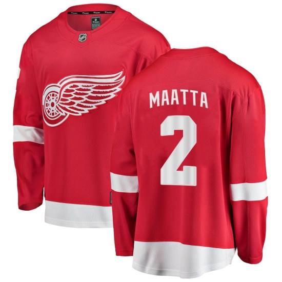 Olli Maatta Detroit Red Wings Breakaway Home Fanatics Branded Jersey - Red