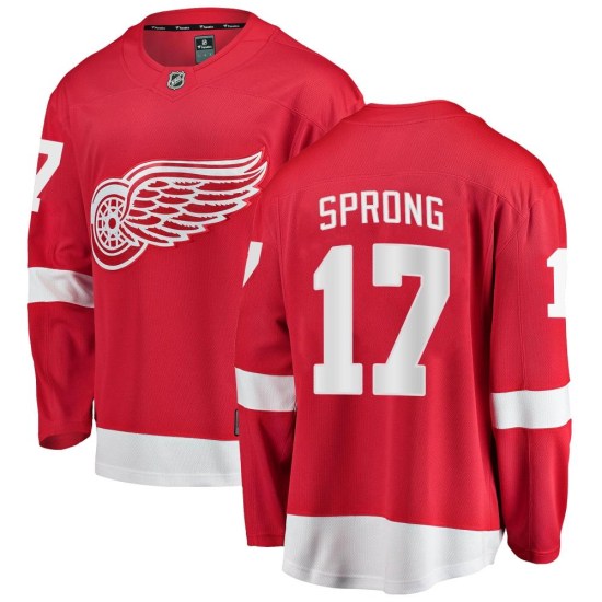 Daniel Sprong Detroit Red Wings Breakaway Home Fanatics Branded Jersey - Red