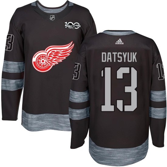 Pavel Datsyuk Detroit Red Wings Youth Authentic 1917-2017 100th Anniversary Jersey - Black