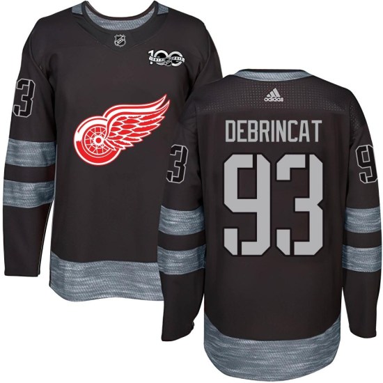 Alex DeBrincat Detroit Red Wings Youth Authentic 1917-2017 100th Anniversary Jersey - Black
