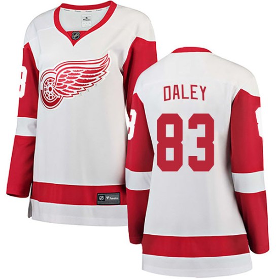 Trevor Daley Detroit Red Wings Women's Breakaway Away Fanatics Branded Jersey - White
