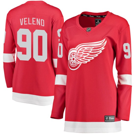 Joe Veleno Detroit Red Wings Women's Breakaway Home Fanatics Branded Jersey - Red