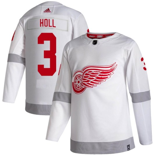 Justin Holl Detroit Red Wings Authentic 2020/21 Reverse Retro Adidas Jersey - White