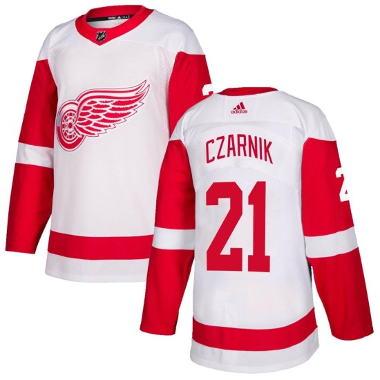 Austin Czarnik Detroit Red Wings Youth Authentic Adidas Jersey - White