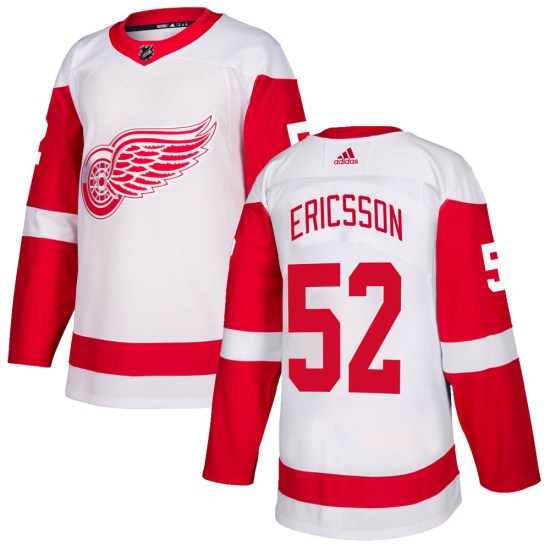 Jonathan Ericsson Detroit Red Wings Youth Authentic Adidas Jersey - White