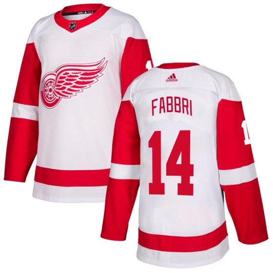 Robby Fabbri Detroit Red Wings Youth Authentic Adidas Jersey - White