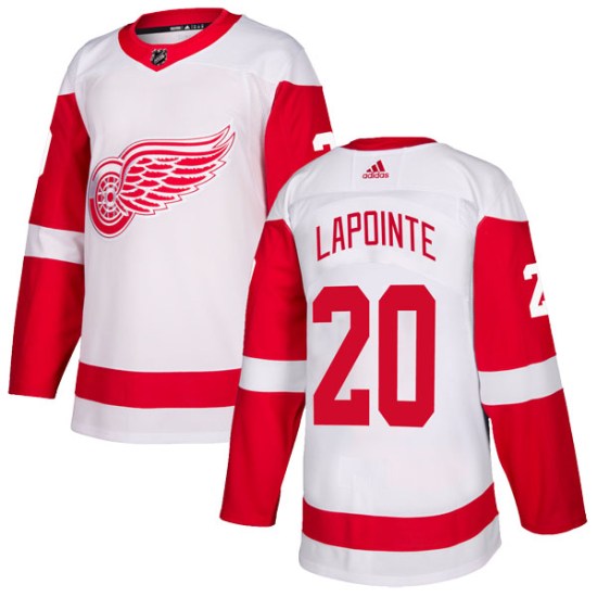 Martin Lapointe Detroit Red Wings Youth Authentic Adidas Jersey - White