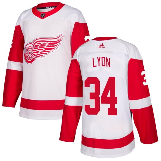 Alex Lyon Detroit Red Wings Youth Authentic Adidas Jersey - White