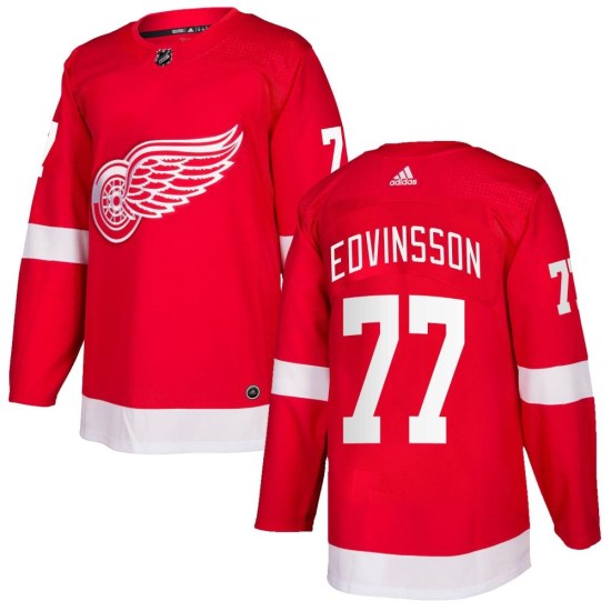 Simon Edvinsson Detroit Red Wings Youth Authentic Home Adidas Jersey - Red