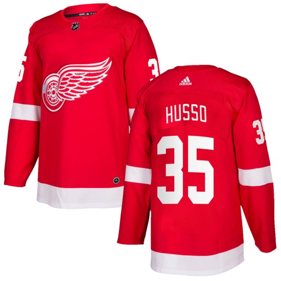 Ville Husso Detroit Red Wings Youth Authentic Home Adidas Jersey - Red