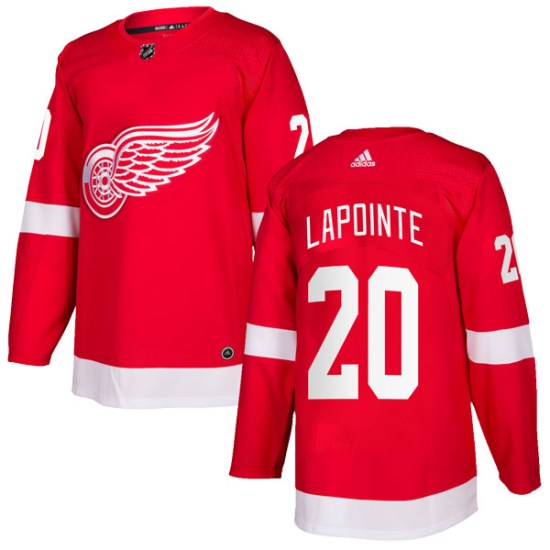 Martin Lapointe Detroit Red Wings Youth Authentic Home Adidas Jersey - Red