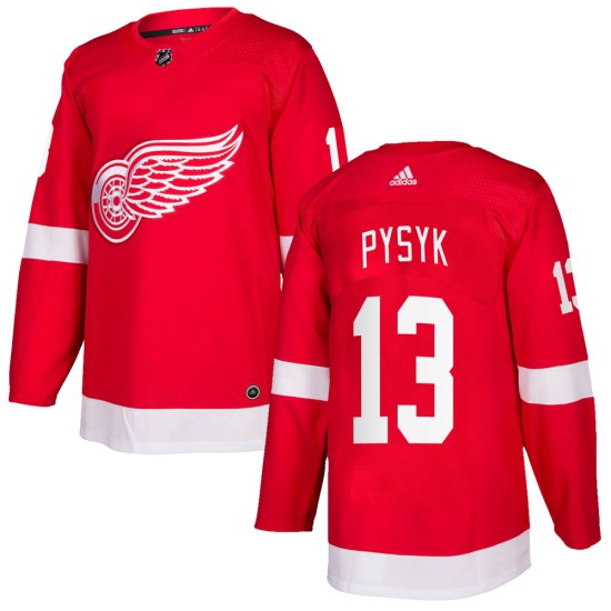 Mark Pysyk Detroit Red Wings Youth Authentic Home Adidas Jersey - Red