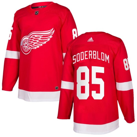 Elmer Soderblom Detroit Red Wings Youth Authentic Home Adidas Jersey - Red