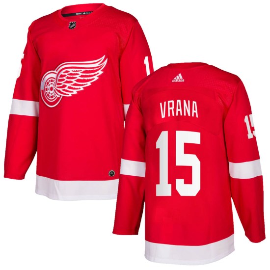 Jakub Vrana Detroit Red Wings Youth Authentic Home Adidas Jersey - Red