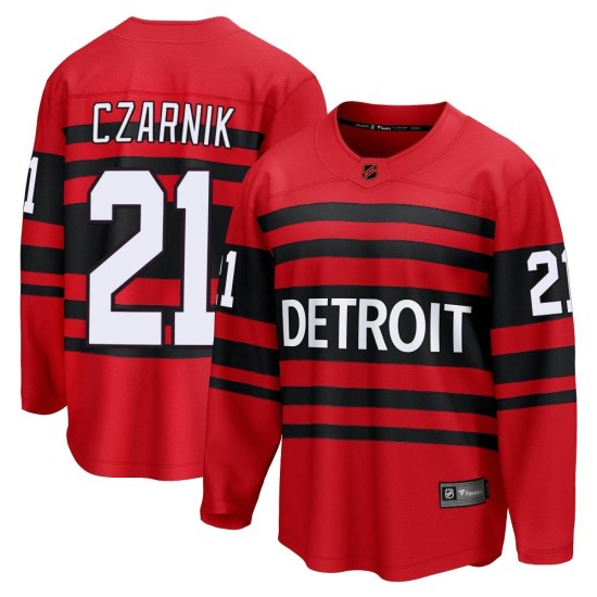 Austin Czarnik Detroit Red Wings Youth Breakaway Special Edition 2.0 Fanatics Branded Jersey - Red