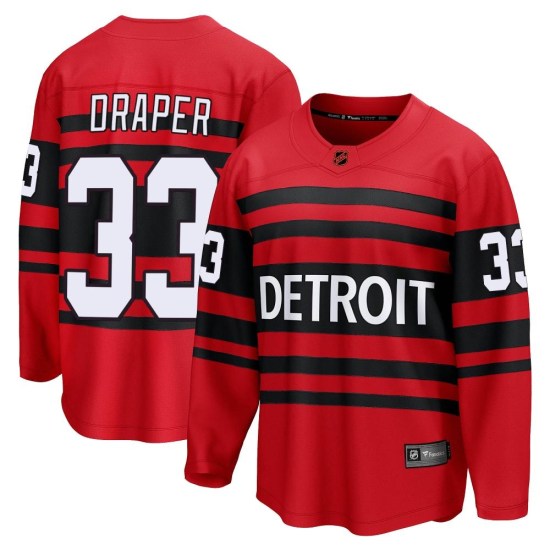 Kris Draper Detroit Red Wings Youth Breakaway Special Edition 2.0 Fanatics Branded Jersey - Red