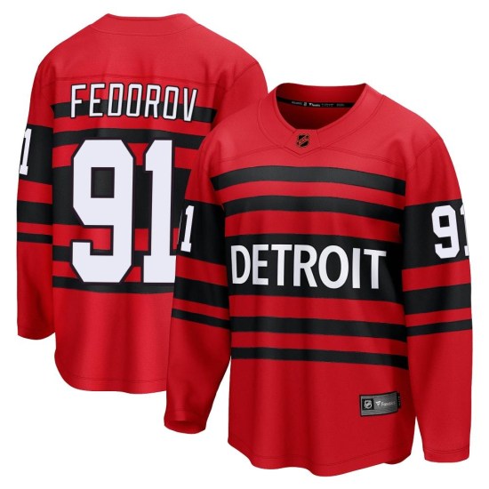 Sergei Fedorov Detroit Red Wings Youth Breakaway Special Edition 2.0 Fanatics Branded Jersey - Red